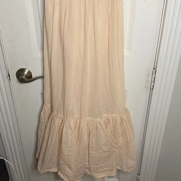 Bec and Bridge Cream Puka Shell Cream Midi Dress - Picture 5 of 6
